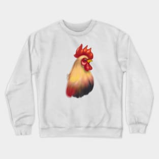 Cute Rooster Drawing Crewneck Sweatshirt